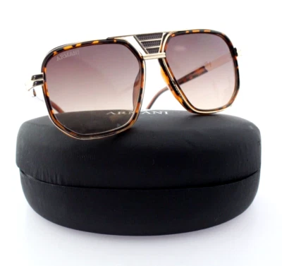 NEW - Giorgio Armani Authentic Vintage Tortoise/Gold (F2048) Sunglasses 51-17-14 - Image 1 of 4