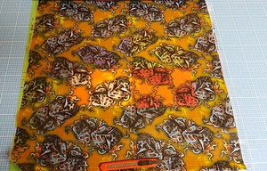 Wassertransferdruck Folie Würfel Skulls Rot - 50cm breit - Picture 1 of 2