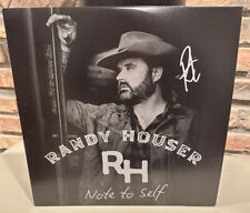 RANDY HOUSER " Note To Self " Autographed LP Signed