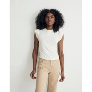 Madewell Side-Cinch Muskel-T-Shirt im Leuchtturm - Bild 1 von 10