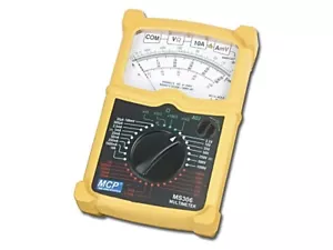 MS306 Multímetro Analógico VAC: 10V,25V,50V,250V,500V,1kV MCP - Imagen 1 de 1