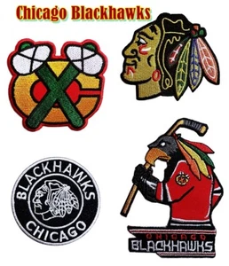 Chicago🏒Blackhawks Hockey Patches Eisen, Nähen (Optionen auswählen)✈Thai von USPS Agent - Bild 1 von 18