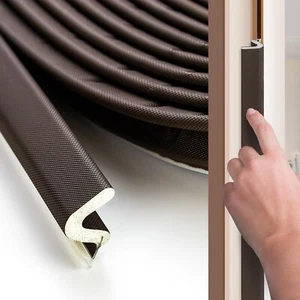 Weather Stripping Door Seal V Shaped Q Foam Kerf Weather Strip Soundproof 24FT - Picture 1 of 7
