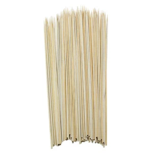 100 Stück Holz Lagerfeuer Spieß 90cm x Ø 5mm - Barbecue Marshmallow Grill Stock - Bild 1 von 5