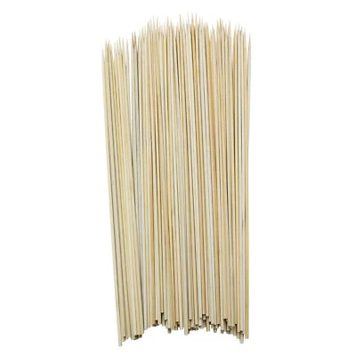 SPETEBO 100 Stück Holz Lagerfeuer Spieß 90cm x Ø 5mm - Barbecue Marshmallow Grill Stock