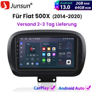 Für Fiat 500X 2014-2020 Carplay Android13 Autoradio GPS NAVI BT DAB+ WIFI 2+64GB - Bild 1 von 18