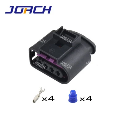 4 pin auto Ignition Coil Connector Plug for VW AUDI SKODA 4B0973724 - Image 1 of 4