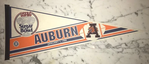 AUBURN 1988 SUGAR BOWL PENNANT Cover