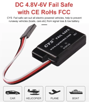 RC Nitro Model Radio Remote Control Buggy Car Fail Safe - Image 1 of 4