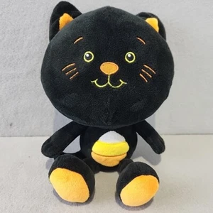 American Greetings Candy Corn Cat Halloween Collectible Stuffed Animal Plush - Picture 1 of 6