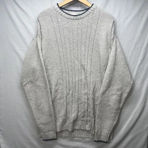 COLUMBIA Men’s Sweater Beige Long Sleeve Size Large - Picture 1 of 7