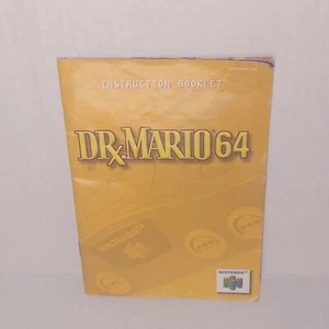 Nintendo 64 Dr Mario N64 Manual Instruction Book - Picture 1 of 6