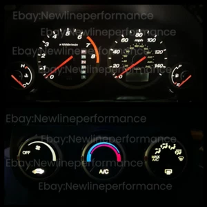 White Cluster + Climate Control LED Bulb KIT for Honda CRV CR-V 2002-2006 - Picture 1 of 3