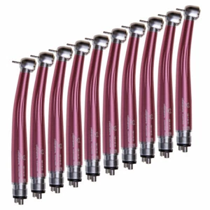 10 manipolo turbina ad aria dentale alta velocità stile NSK 4 fori colore rosa CHABM - Foto 1 di 8