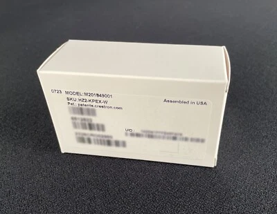 CRESTRON HZ2-KPEX-W Keypad (WHITE) ***BRAND NEW/FACTORY SEALED*** - Image 1 of 3