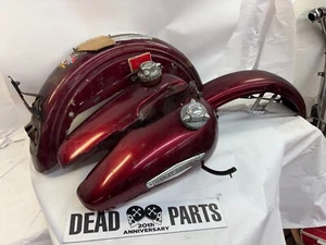 Harley Low Rider Shovelhead gas tanks front rear fender paint set - Picture 1 of 9