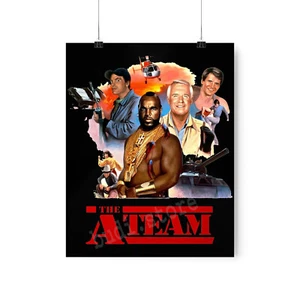 "Póster de serie de televisión de acción The A Team talla 16"" x 20" - Imagen 1 de 1