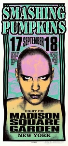 MINT & SIGNED Smashing Pumpkins 1996 MSG NYC Arminski Poster - Picture 1 of 1