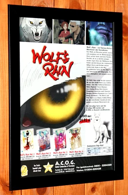 Wolf's Rain Anime Manga Old Promo Mini Poster / Ad Page Art Framed - Image 1 of 4