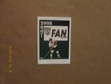USHL Cedar Rapids Roughriders Vintage Circa 2007-08 Team Logo Pocket Schedule