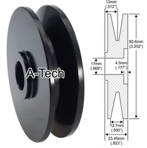 Single Groove FOR Delco Alternator Deep V Belt Pulley Chevy Chevelle Camaro Nova - Bild 1 von 4