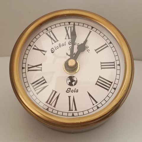 Vintage Submarine Clock Ships USSR Navy Russian Marine Wall Rare 12 Hours Soviet Cover