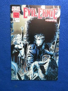 EVIL ERNIE THE RESURRECTION #2 LÁMINA DE PLATA PULIDO HUGHES MORALES 1993 CAOS - Imagen 1 de 2