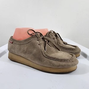 Clarks Originals Wallabees Padmora Beige Gamuza Informal Zapato Mocasines Mujer 7.5M - Imagen 1 de 24