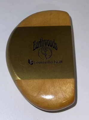 Earthwoods Louisville Golf  Solid State Wood Putter - Head Only - NEW - Right RH - Image 1 of 4