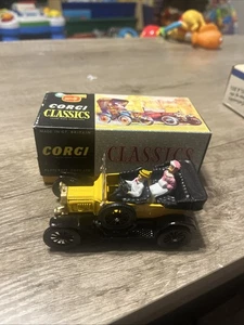 Corgi Classic #9012 1915 Ford años 60 amarillo y negro con caja original e inserto - Imagen 1 de 7