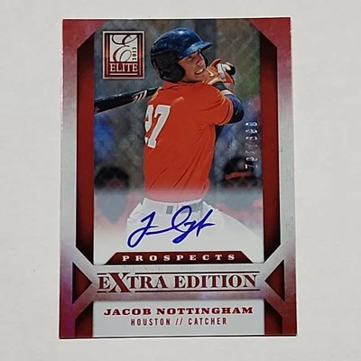 2013 Elite Extra Edition Prospects Signatures #167 Jacob Nottingham Auto /899 - Image 1 of 3