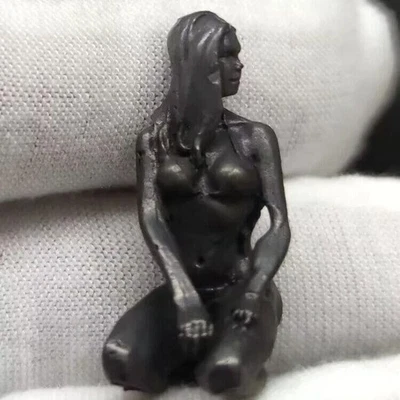 Enfeites de estatueta de menina anime estátua sexy de cobre bronze - Imagem 1 de 4