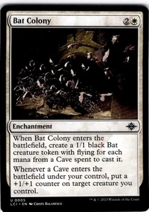 MTG Bat Colony The Lost Caverns of Ixalan Uncommon #5 - Picture 1 of 2