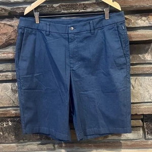 Lululemon Athletica Commission Short Relaxed Fit 11" Flat Front in Indigo Blue - Picture 1 of 11