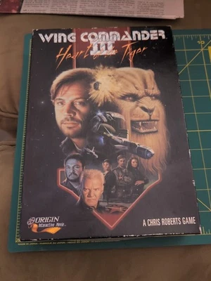 1994 Wing Commander III 3 Heart of the Tiger PC CD-ROM Big Box Complete VG - Image 1 of 4