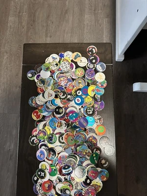 Old School 90's Pogs• 300+ Loose  Pogs• - Image 1 of 2