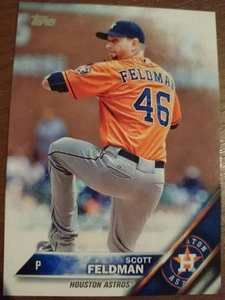 Scott Feldman Topps 2016 Baseball Series 1 Card MLB WBC Israel Used 44m - Picture 1 of 2