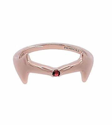 NEW 100% Authentic PANDORA 14K Rose Gold Marvel Scarlet Witch Ring 182756C01 - Image 1 of 4