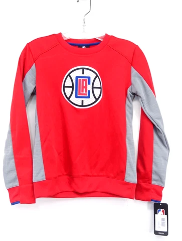 NBA Youth Kids LA Clippers Basketball Sport Pullover Streetwear Sweatshirt Small Cover
