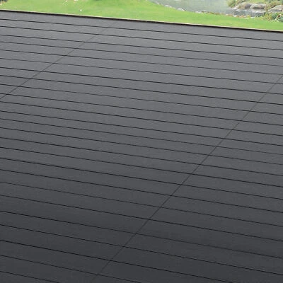 [neu.holz] Terrassendielen Komplettbausatz WPC Dielen Bausatz 32m² Dunkelgrau - Bild 1 von 4