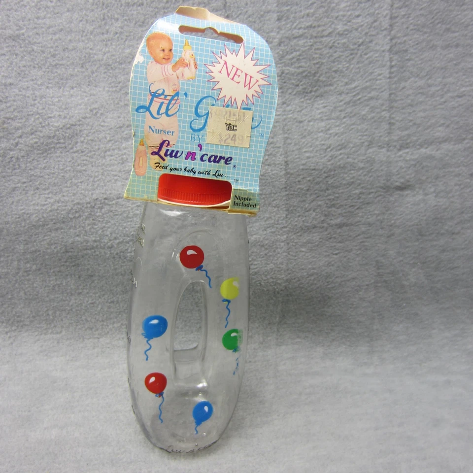 Luv N Care Vintage 80's Baby Plastic Bottle Little Gripper Balloon - Image 1 of 4