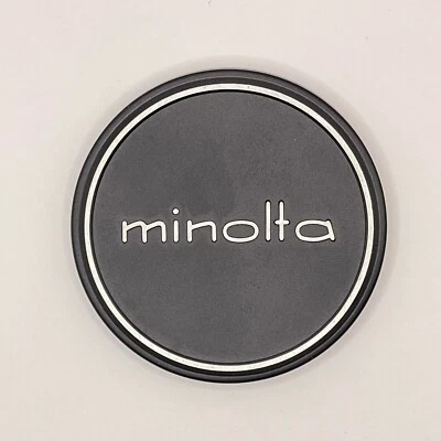 Near Mint Minolta Metal 54mm Front Lens Cap Black Genuine Fit 52mm #3 - Image 1 of 3