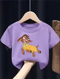 Disney Wish Lilac T Shirt Childs. 100cm & 110cm. - Picture 1 of 7