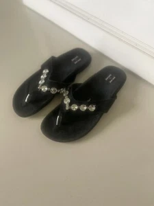 Birkenstock Heidi Klum 36 Glitzer Pantolette Gizeh schwarz Edelstein Papillio - Bild 1 von 22