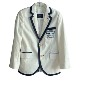 Hackett London Boys Battle of the Blues Blazer Size 7-8 - Picture 1 of 12