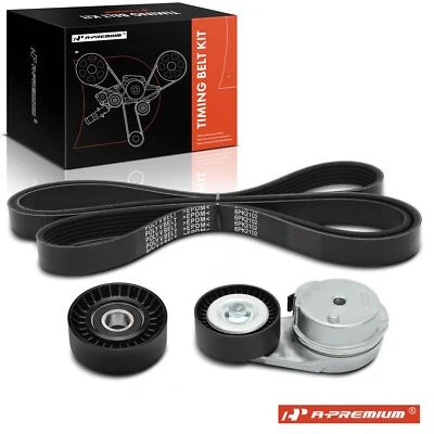 Kit de 3 componentes de transmisión por correa Serpentine para Dodge Durango 2011 2012-2015 V8 5,7 L Foto 1 de 4