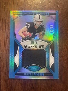 2019 Certified Hunter Renfrow New Generation Mirror Teal /35 #NG-HR - Picture 1 of 2