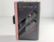 Vintage Sanyo Walkman MGR62 Rare Pink Version