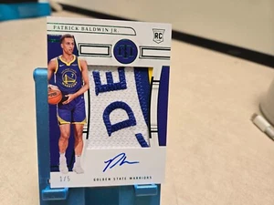 2022-23 National Treasures Patrick Baldwin Jr ROOKIE PATCH AUTO RC 1/5 - Picture 1 of 2