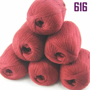 New Sale Soft 6 Skeins x50g Pure Cashmere Blankets Hand DIY Knit Wool Yarn 16 - Picture 1 of 12